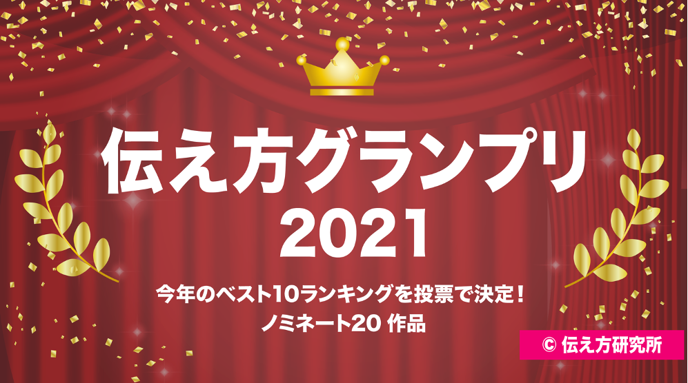 【お知らせ】大谷翔平、大坂なおみ などの名言から振り返る2021年 第5回「伝え方グランプリ」開催！